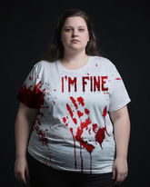 I'm Fine Women's Plus Size T-shirts
